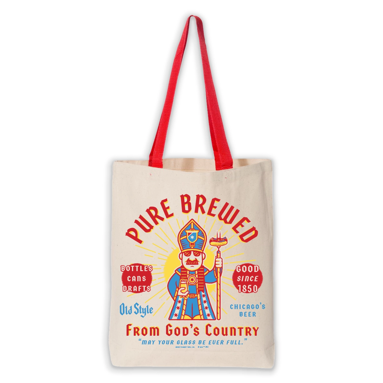 Old Style - Chicago's Pope Tote Bag