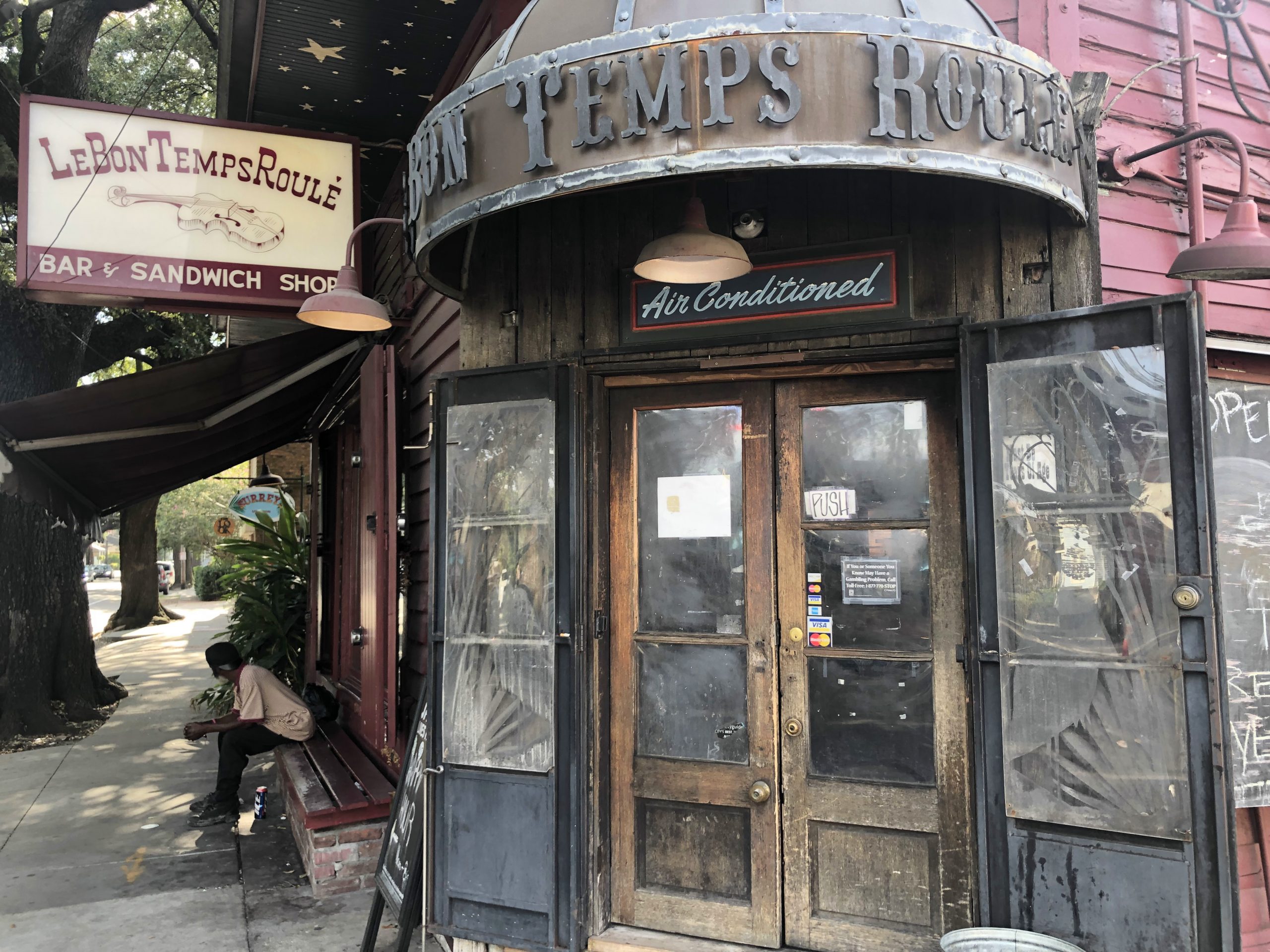 Le Bon Temps Roule - New Orleans Dive Bar - Front Door