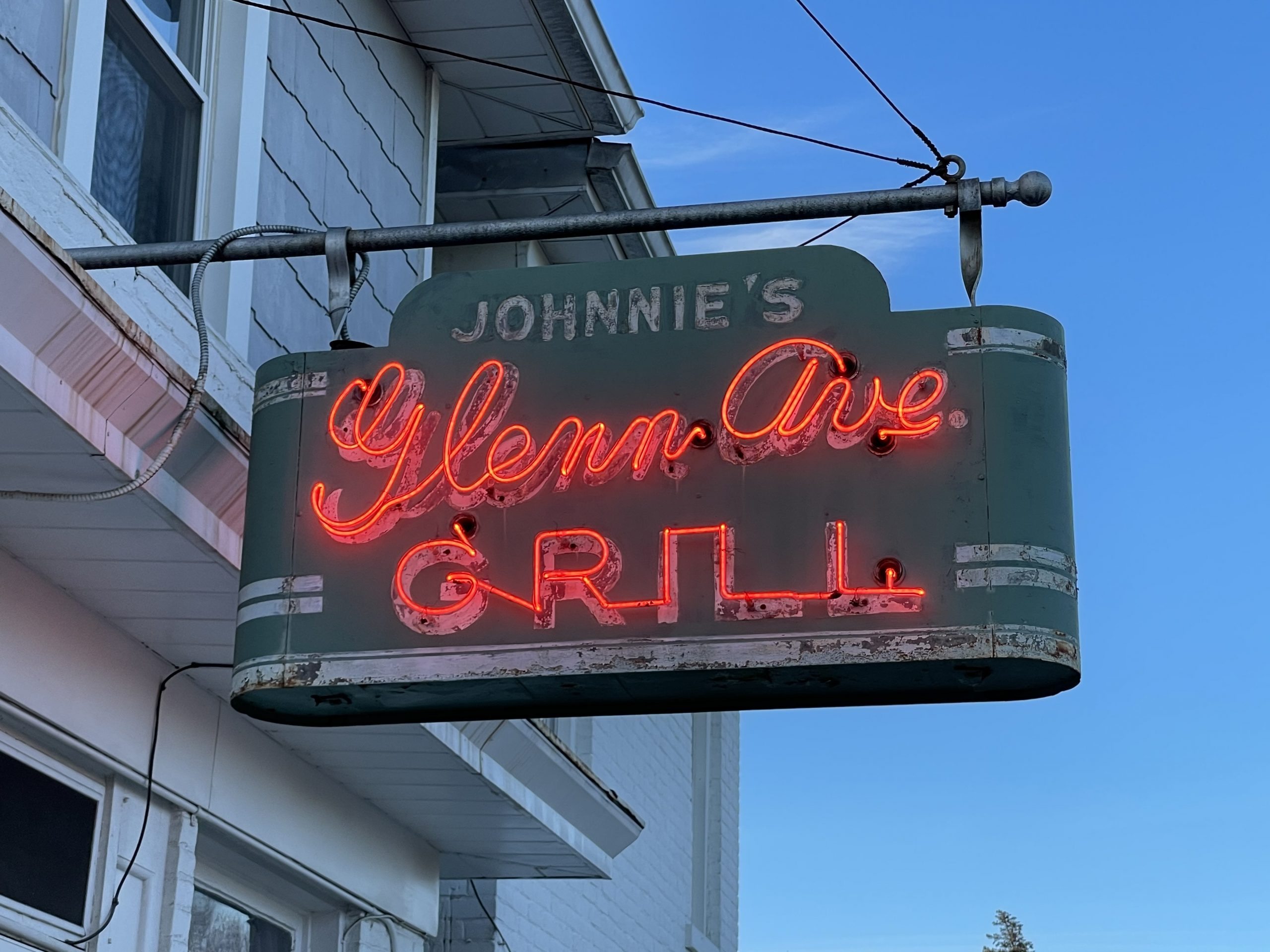 Johnnie's Glenn Avenue Grill - Columbus Dive Bar Exterior Sign