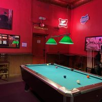 Char Bar - Columbus Dive Bar - Interior Pool Table