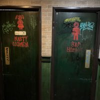 High Beck Tavern - Columbus Dive Bar - Bathroom Doors