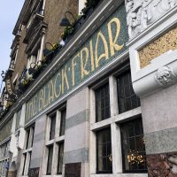 The Blackfriar - London Pub - Exterior Sign
