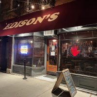 Edison's - Cleveland Dive Bar - Outside Sign