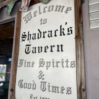 Shadracks - St. Petersberg Dive Bar - Sign