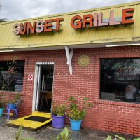 Sunset Grille - St Pete Dive Bar - Outside Sign