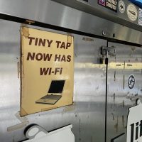 Tiny Tap Tavern - Tampa Dive Bar - Wi-Fi Sign