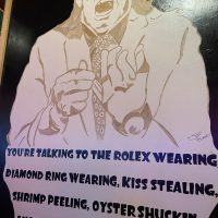 Lone Star Oyster Bar - Lubbock Dive Bar - Ric Flair Poster