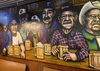 GoldenLight Cafe - Amarillo Dive Bar - Mural