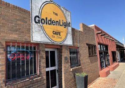 GoldenLight Cafe - Amarillo Dive Bar - Sign