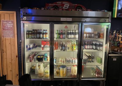 Johnnies Bar - Cheboygan Dive Bar - Beer Fridge