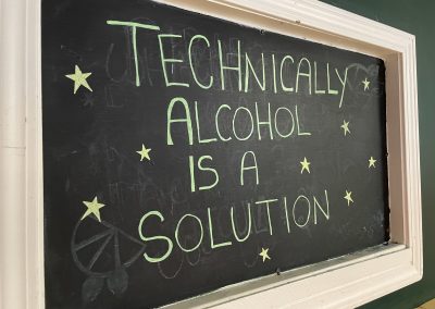 Johnnies Bar - Cheboygan Dive Bar - Chalkboard