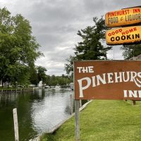 Pinehurst Inn - Indian River Dive Bar - River Sign