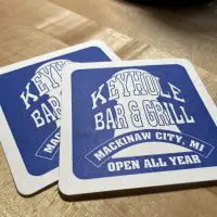 Keyhole Bar - Mackinaw City Dive Bar - Coasters