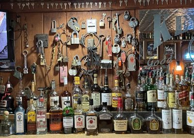 Keyhole Bar - Mackinaw City Dive Bar - Liquor Display