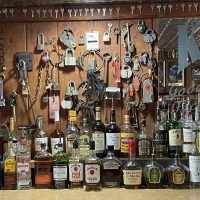 Keyhole Bar - Mackinaw City Dive Bar - Liquor Display