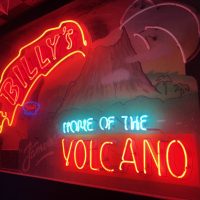 Aunt Tiki's - New Orleans Dive Bar - Neon Volcano
