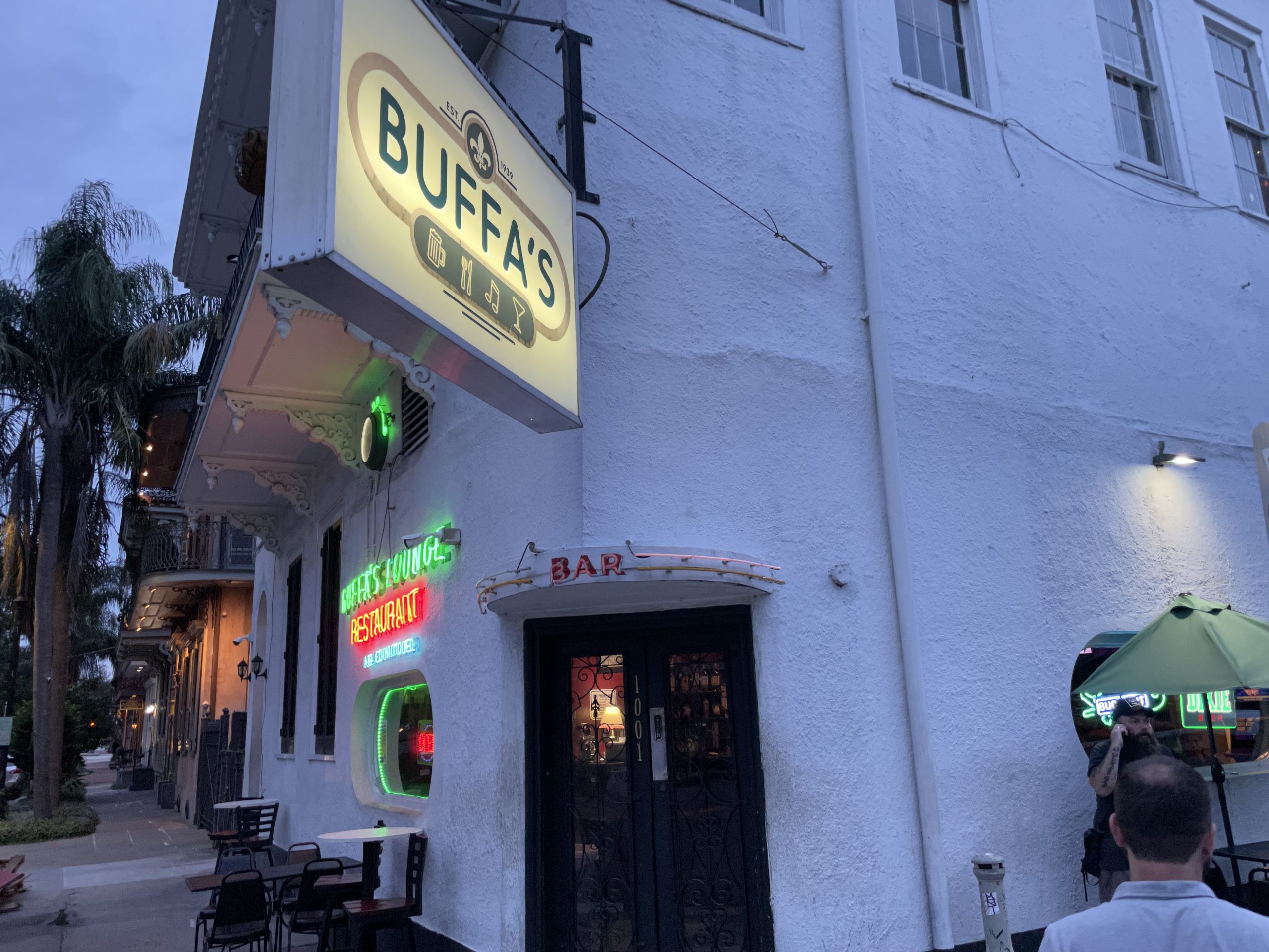 Buffa's - New Orleans Dive Bar - Sign