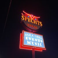 Spechts Texas - San Antonio Dive Bar - Neon Sign