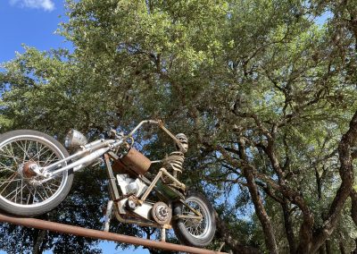 Shade Tree Saloon - Spring Branch Dive Bar - Motorcycle