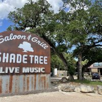 Shade Tree Saloon - Spring Branch Dive Bar - Sign
