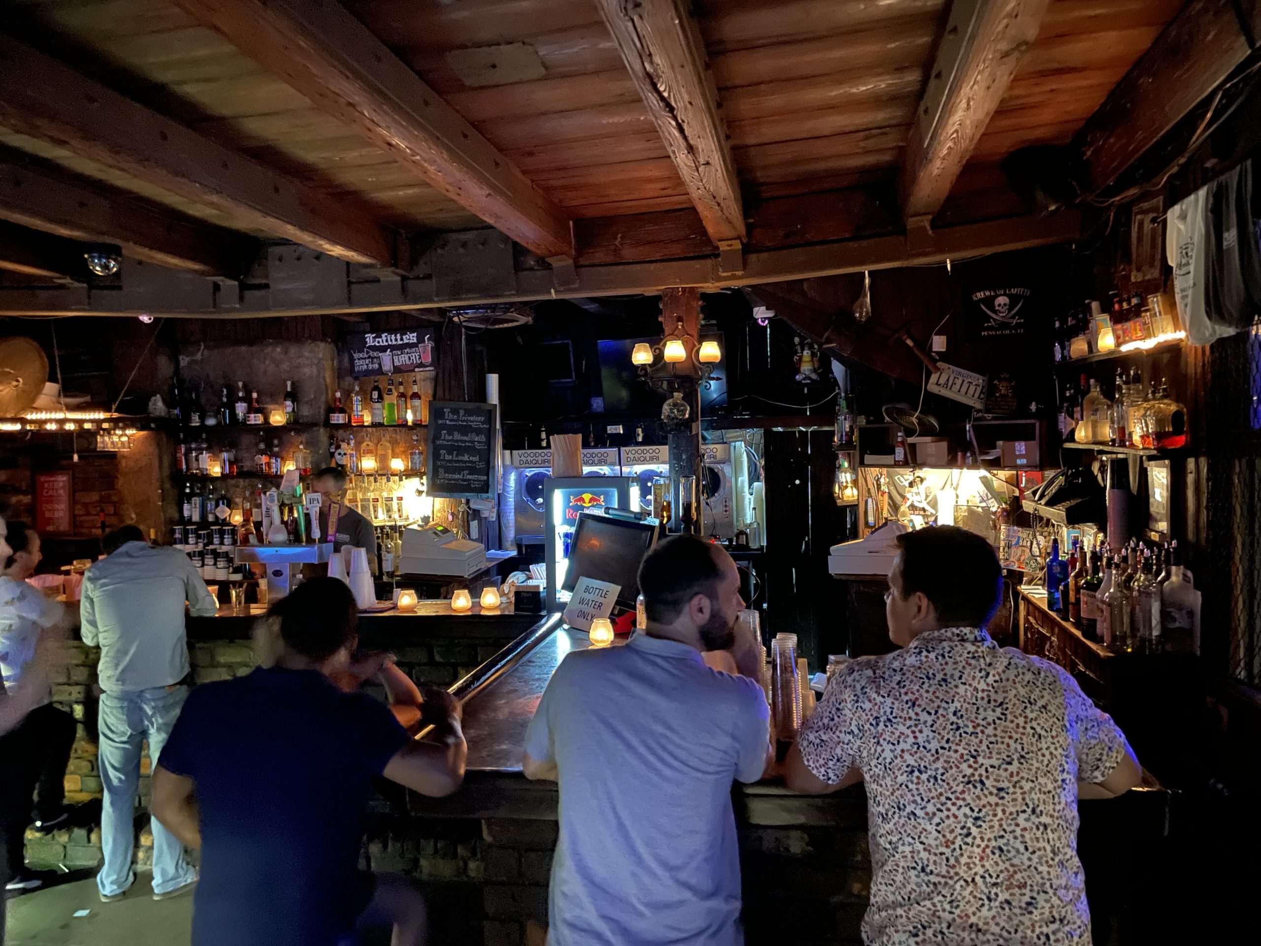 Lafitte's Blacksmith Shop - New Orleans Dive Bar - Bar Area