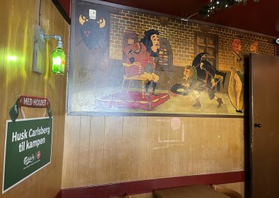 Cafe Aegir - Copenhagen Dive Bar - Mural