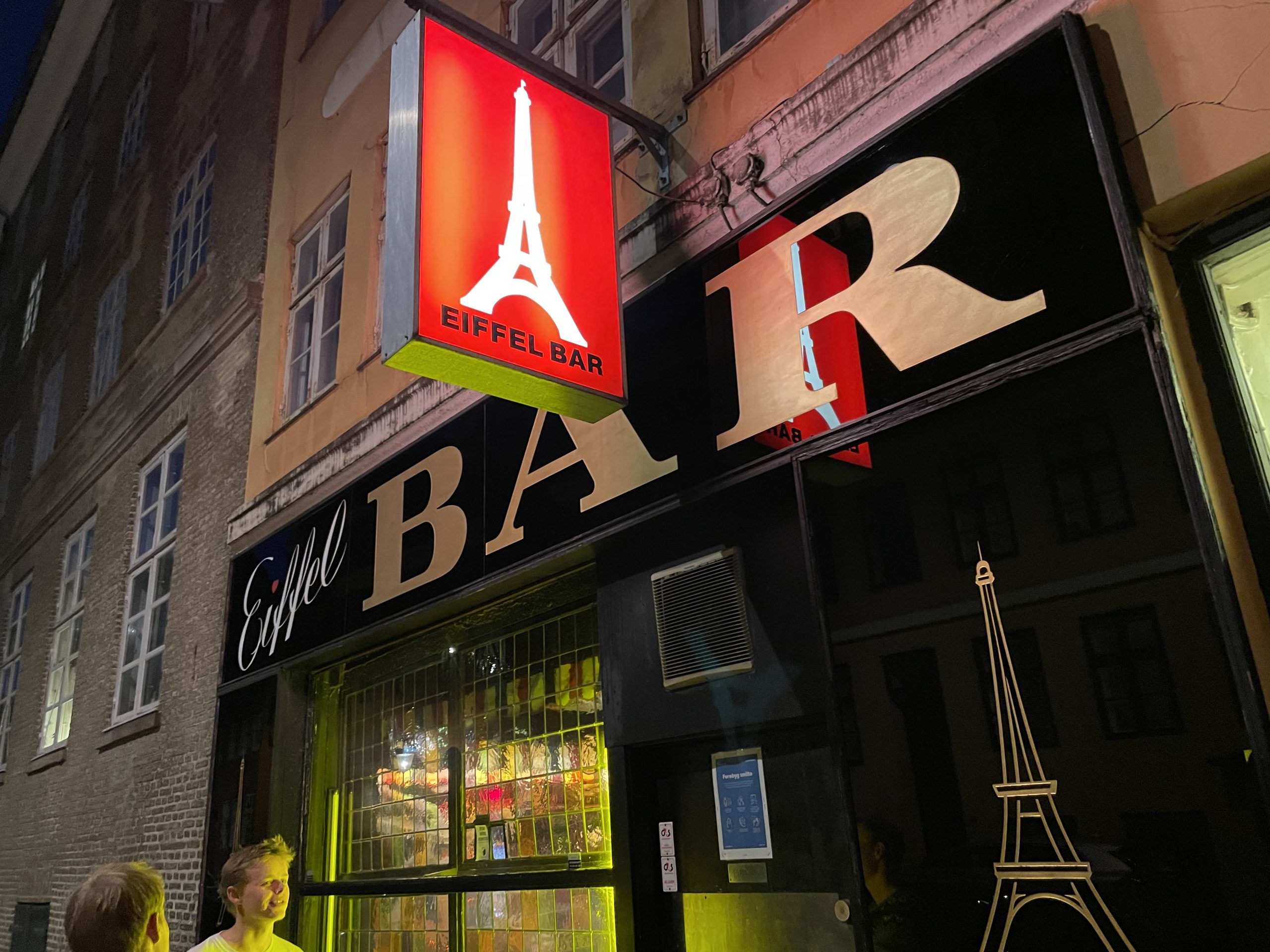Eiffel Bar - Copenhagen Dive Bar - Front Door