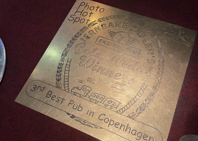 Jernbanecafeen - Copenhagen Dive Bar - Plaque