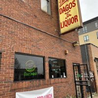 Dusty's Bar - Minneapolis Dive Bar - Front Door and Sign