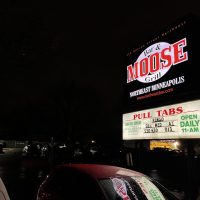 Moose Bar & Grill - Minneapolis Dive Bar - Outdoor Sign