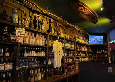 Pete's Bar - Jacksonville Dive Bar - Liquor Bottles