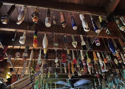 Shantytown Pub - Jacksonville Dive Bar - Beer Tap Ceiling