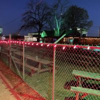 Lee Harvey's - Dallas Dive Bar - Picnic Table Fence