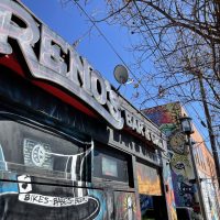 Reno's Chop Shop Saloon - Dallas Dive Bar - Sign