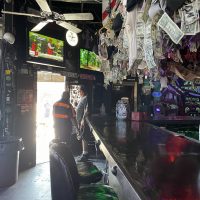 Reno's Chop Shop Saloon - Dallas Dive Bar - Front Door