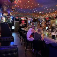 Ships Lounge - Dallas Dive Bar - Christmas Lights