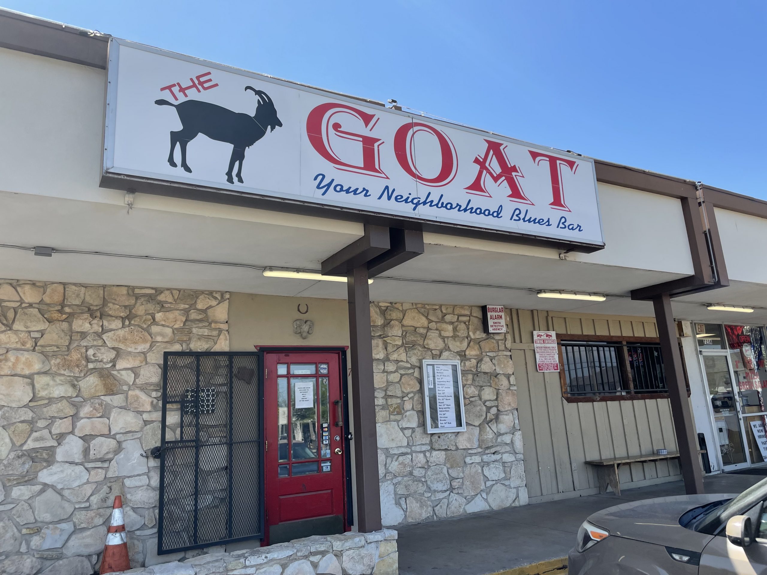 The Goat - Dallas Dive Bar - Front Entrance