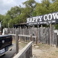 Happy Cow Bar & Grill - Hunter Texas Dive Bar - Outdoor Fence