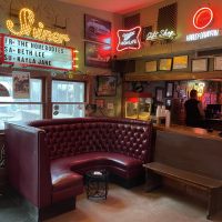 Riley's Tavern - New Braunfels Texas Dive Bar - Padded Booth