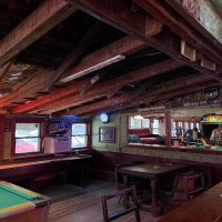 Riley's Tavern - New Braunfels Texas Dive Bar - Roof Beams