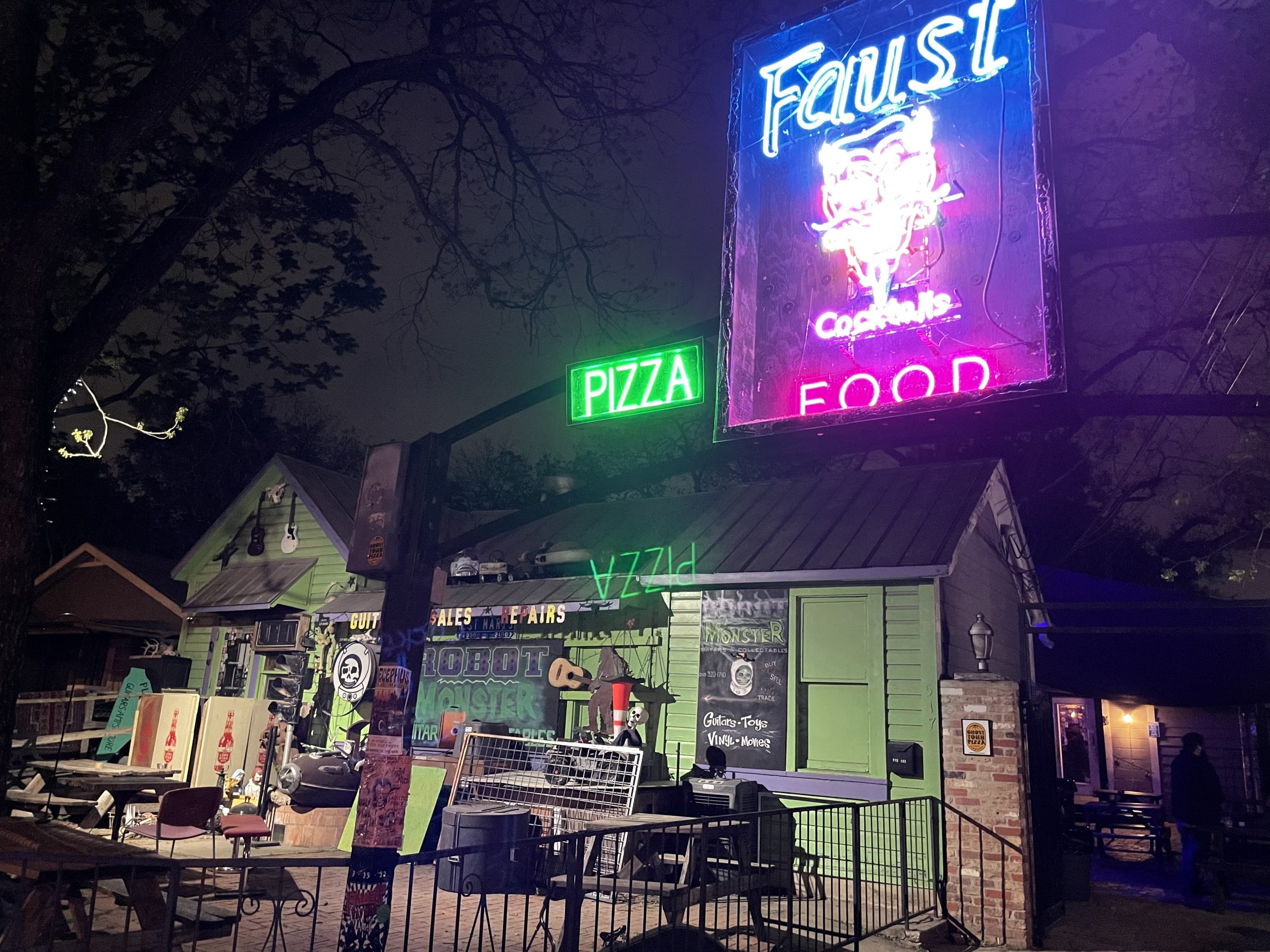 Faust Tavern - San Antonio Dive Bar - Neon Sign