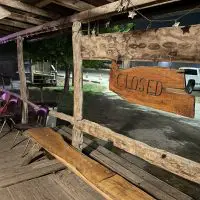 Hanging Tree Saloon - San Antonio Dive Bar - Closed Sign