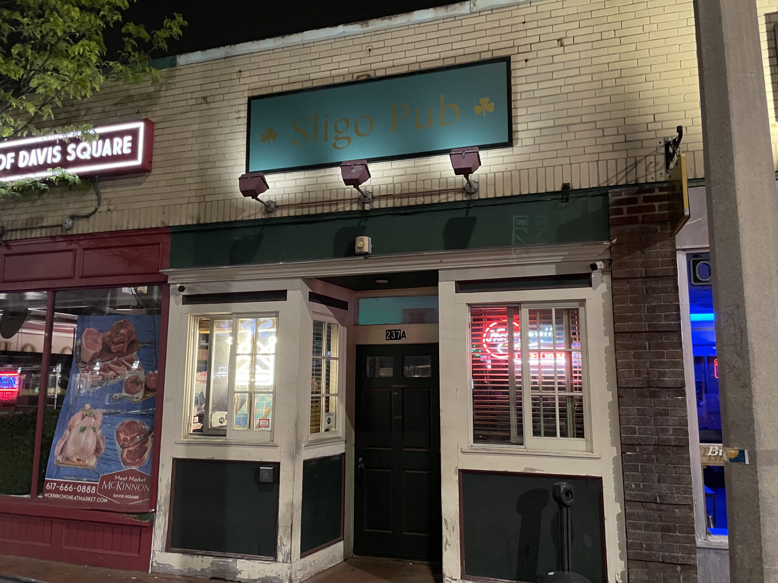 Sligo Pub - Boston Dive Bar Somerville - Front Sign