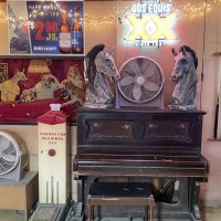 Hoity Toit Beer Joint - New Braunfels Texas Dive Bar - Vintage Piano