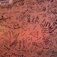 Dana Gardens - Cincinnati Dive Bar - Wall Signatures
