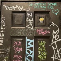 Magnolia Bar & Grill - Louisville Dive Bar - Door Graffiti