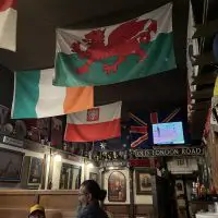 Bonn Lair - Sacramento Dive Bar - British Flags
