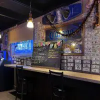 Benny's Q Street Bar & Grill - Sacramento Dive Bar - Dollar Bill Wall