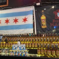 Nisei Lounge - Chicago Dive Bar - Malort Wall