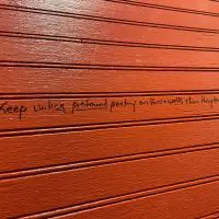 J Clyde's Pub - Indianapolis Dive Bar - Bathroom Graffiti
